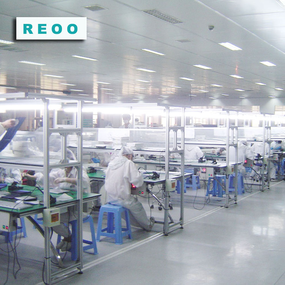 Lower cost solar panel production line semi automatic from REOO(图1)