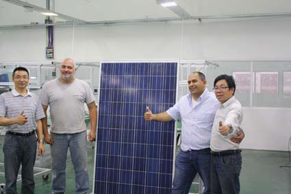 2015 July we installed assembly solar panel machine in Argentina(图4)